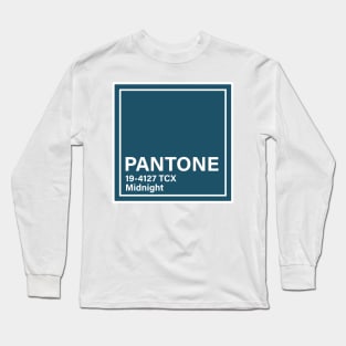 PANTONE 19-4127 TCX Midnight Long Sleeve T-Shirt